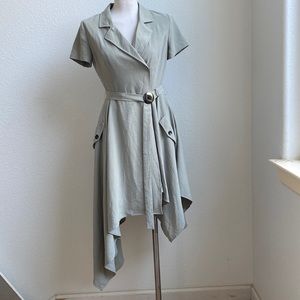 Chriselle x J.O.A Asymmetrical Dress